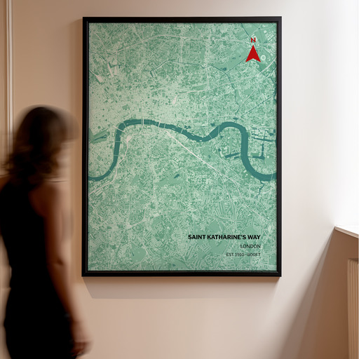 Tower Bridge Poster - Street Map 10