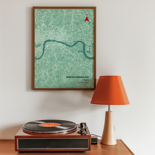 Tower Bridge Poster - Street Map 9