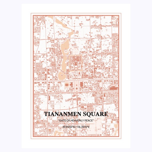 Tiananmen Square - Street Map 6