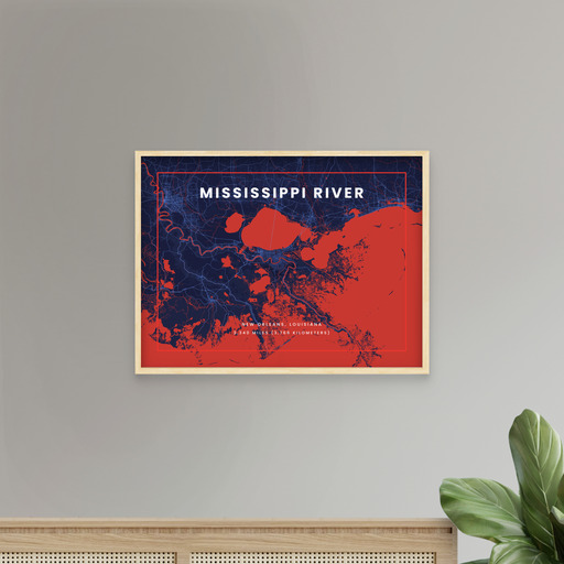 Mississippi River through New Orleans in High Energy 9