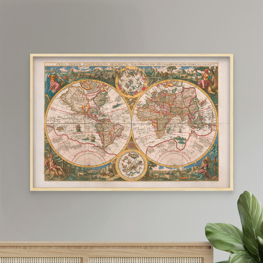 Johannes Baptista Vrients - Old World Map (1596) 8