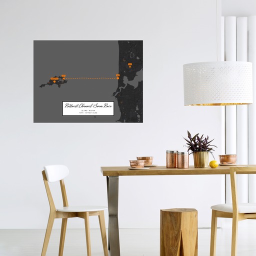 Rottnest Channel Swim Race - Route Map 11