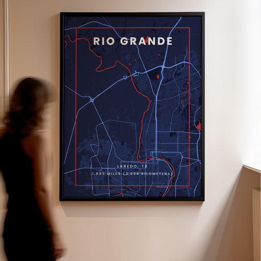 Rio Grande through Laredo in High Energy Poster 11
