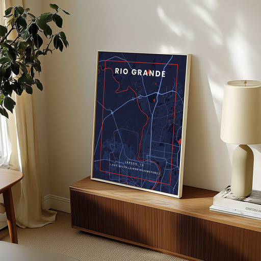 Rio Grande through Laredo in High Energy Poster 9