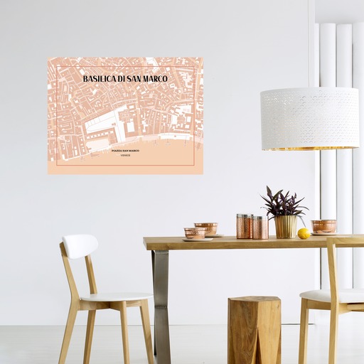 Basilica di San Marco Poster - Street Map 11