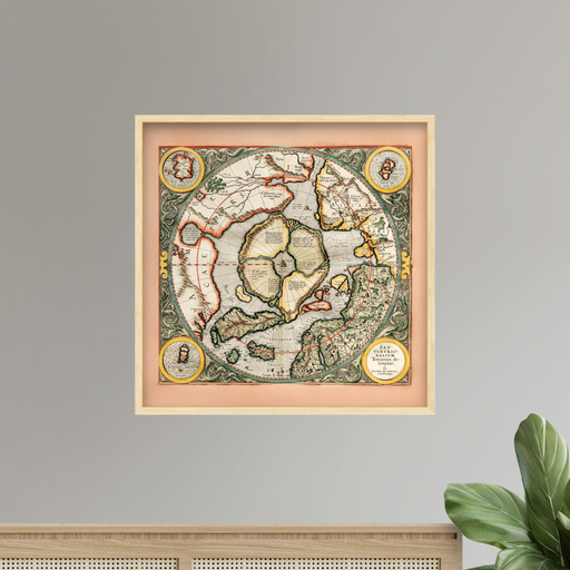 Gerardus Mercator - North Pole Map (1595) 8