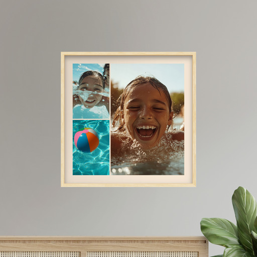 Pool Day Poster - Photo Collage Print 10