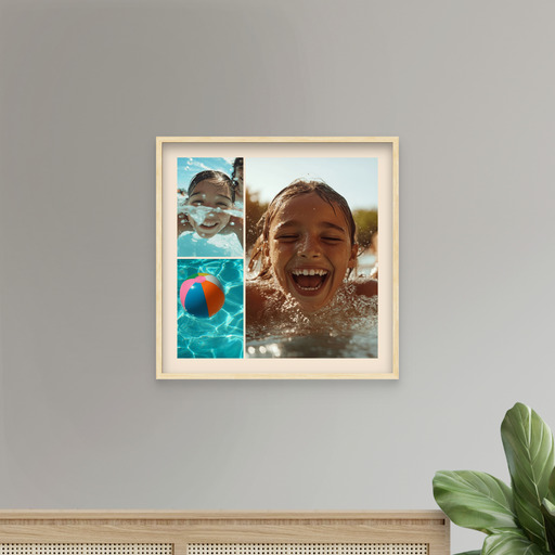 Pool Day Poster - Photo Collage Print 11