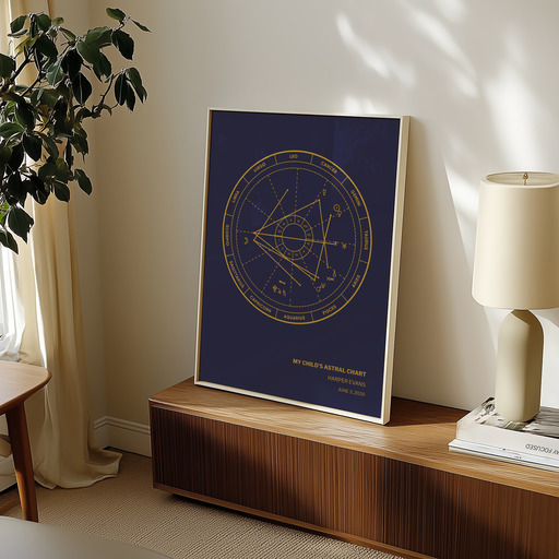 Dave’s Astral Chart Poster - Stardust - Natal Chart 10