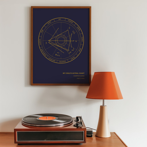Dave’s Astral Chart Poster - Stardust - Natal Chart 11