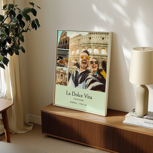 Rome Trip Poster - Photo Collage Print 11