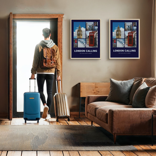 London Trip Poster - Photo Collage Print 10