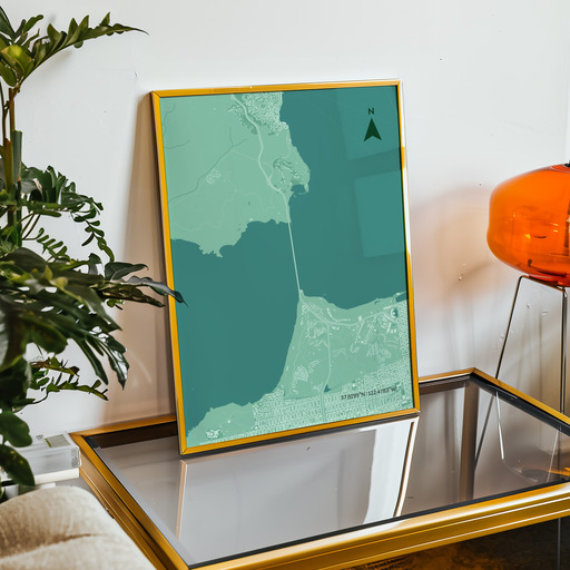 Golden Gate Bridge Poster - Street Map 11