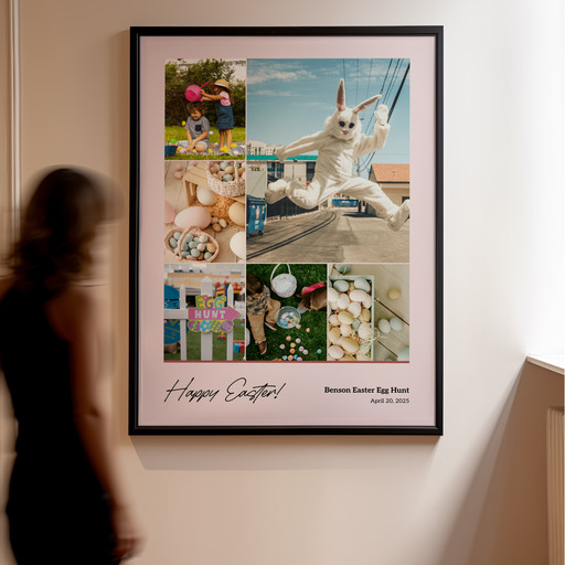 Easter Egg Hunt Poster - Photo Collage Print 10