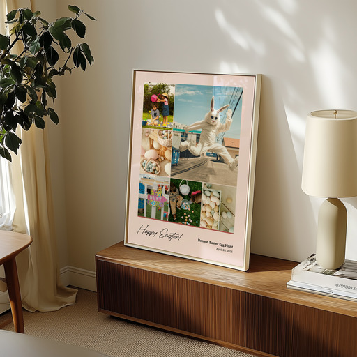Easter Egg Hunt Poster - Photo Collage Print 8