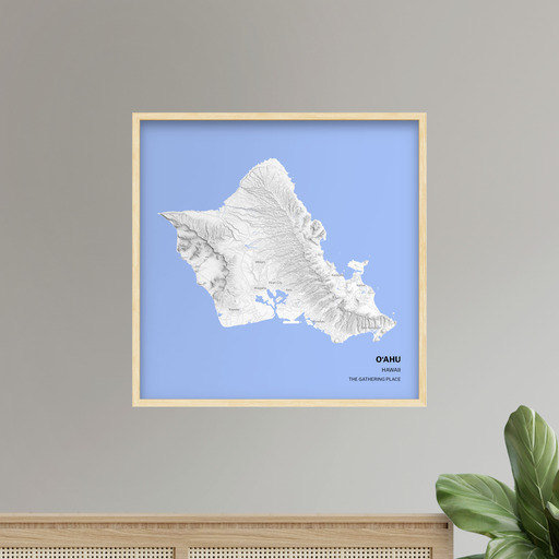 Island of Oahu - Street Map 8