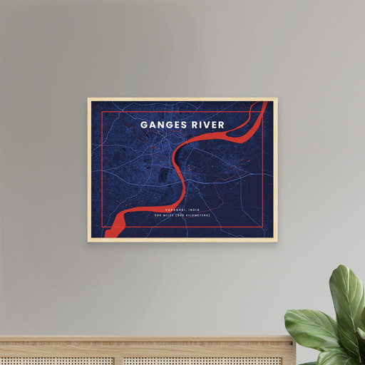 Ganges River through Varanasi in High Energy Poster 9