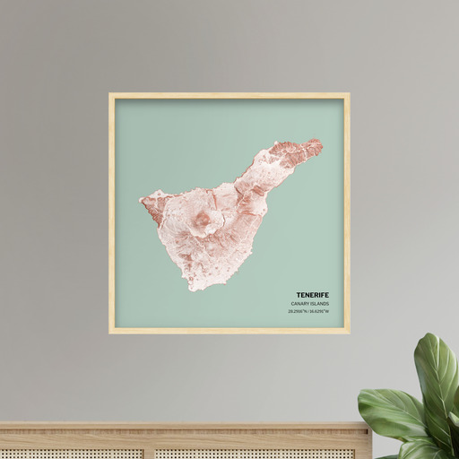 Island of Tenerife Poster - Street Map 8