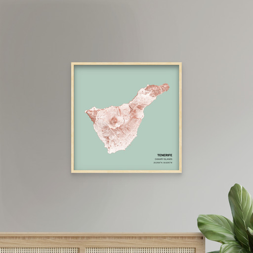 Island of Tenerife Poster - Street Map 9