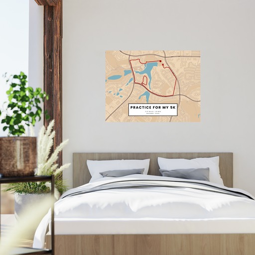 Practice for my 5k Poster - Route Map 11