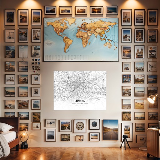 London in Light Poster - Street Map 7