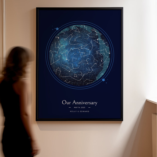 Our Anniversary Poster - Starry Celestial Map 10
