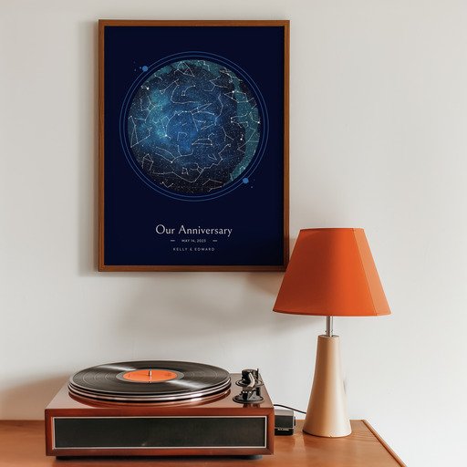 Our Anniversary Poster - Starry Celestial Map 9