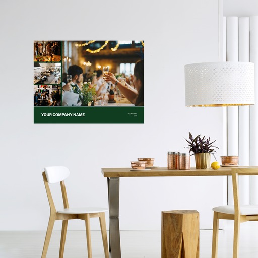 Office Christmas Party Poster - Photo Collage Print 10