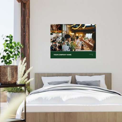 Office Christmas Party Poster - Photo Collage Print 8