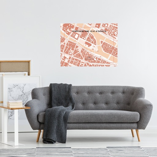 Notre-Dame de Paris Poster - Street Map 9