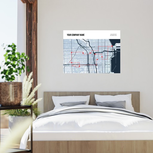 Our Delivery Route Map Poster - Route Map 9