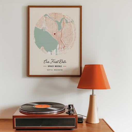 Where We Had Our First Date Poster - Street Map 8