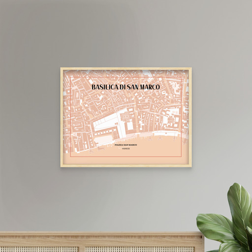 Basilica di San Marco Poster - Street Map 7