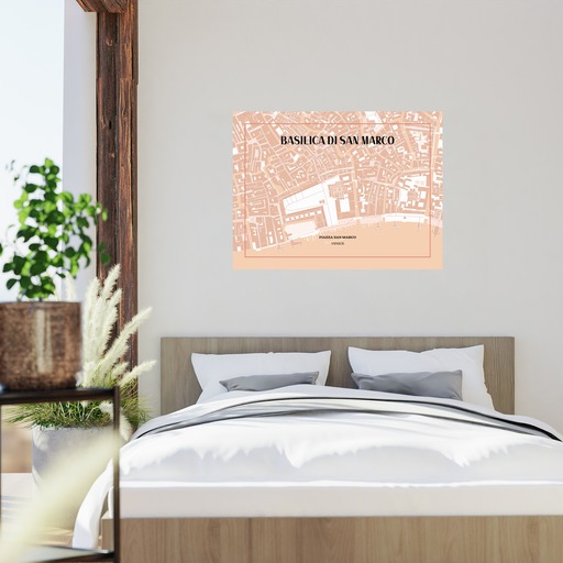 Basilica di San Marco Poster - Street Map 8