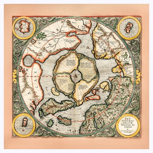 Gerardus Mercator - North Pole Map (1595) 6