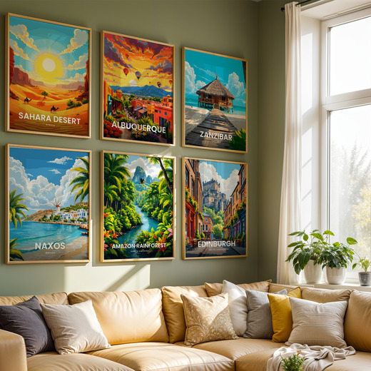 Amazon Rainforest Travel Print - Vintage Travel Art Poster 8