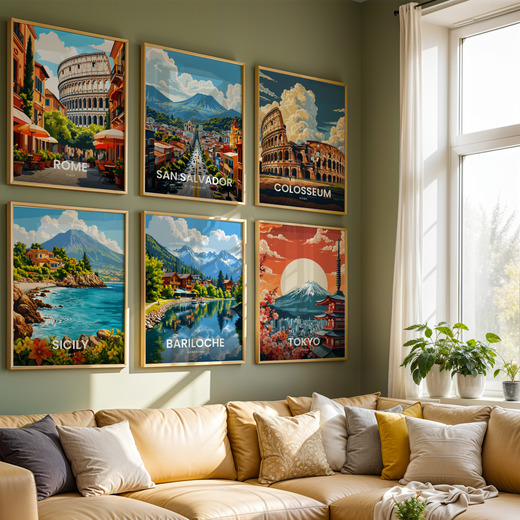 Bariloche Travel Print - Vintage Travel Art Poster 8