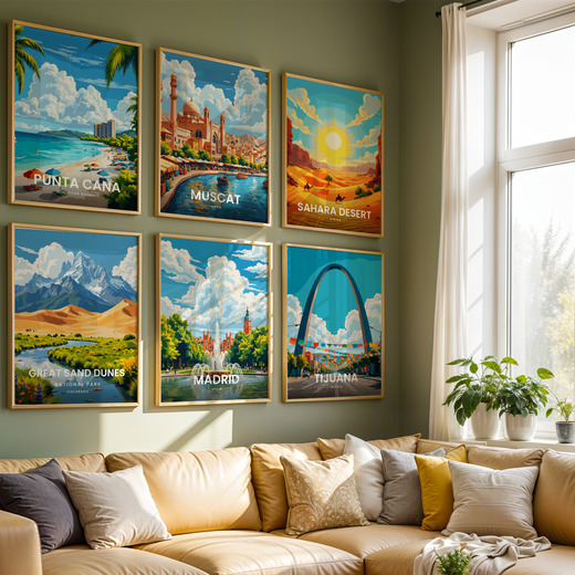 Madrid Travel Print - Vintage Travel Art Poster 8