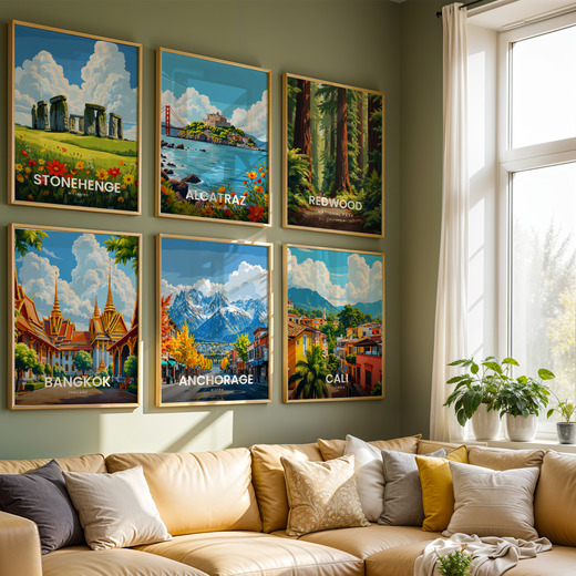 Anchorage Travel Print - Vintage Travel Art Poster 8