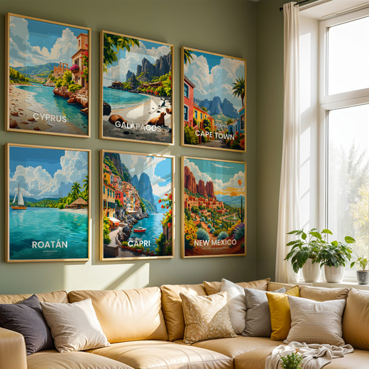 Capri Travel Print - Vintage Travel Art Poster 8