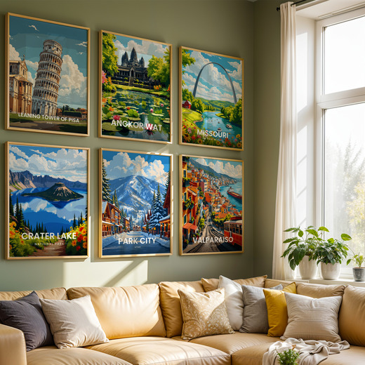 Park City Travel Print - Vintage Travel Art Poster 8