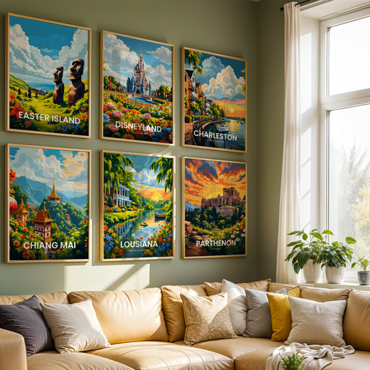 Louisiana Travel Print - Vintage Travel Art Poster 8