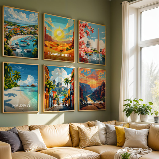 San Juan Travel Print - Vintage Travel Art Poster 8