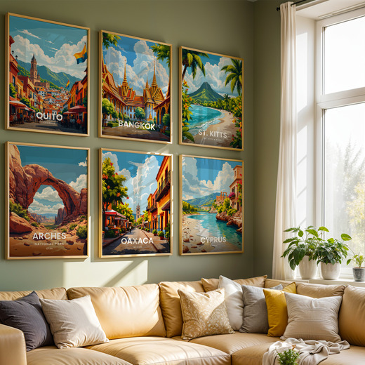 Oaxaca Travel Print - Vintage Travel Art Poster 8