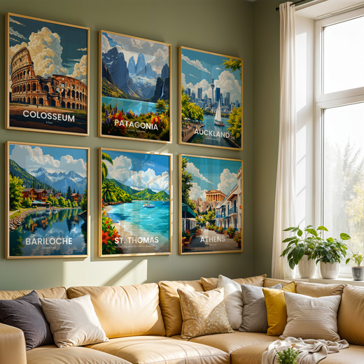 St. Thomas Travel Print - Vintage Travel Art Poster 8