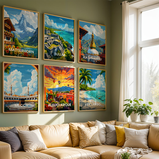 Albuquerque Travel Print - Vintage Travel Art Poster 8