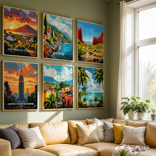 Cali Travel Print - Vintage Travel Art Poster 8