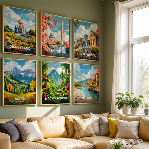 Bird Watching in Panama Travel Print - Vintage Travel Art Poster 8