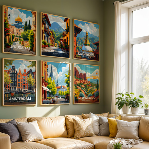 Vienna Travel Print - Vintage Travel Art Poster 8