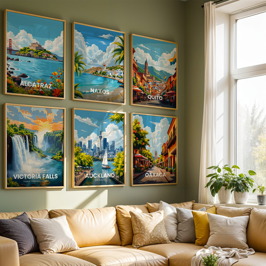 Auckland Travel Print - Vintage Travel Art Poster 8